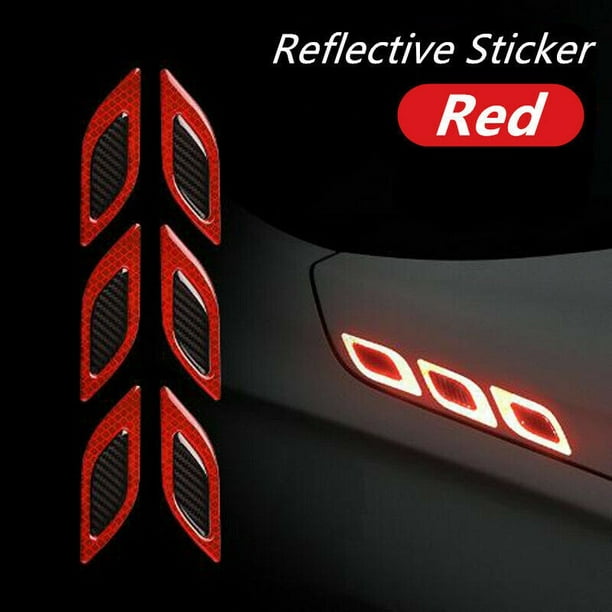 Car Reflective Warn Strip Tape Bumper Safety Decal Sticker Paster Accessories 